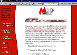 Maximum Music Website