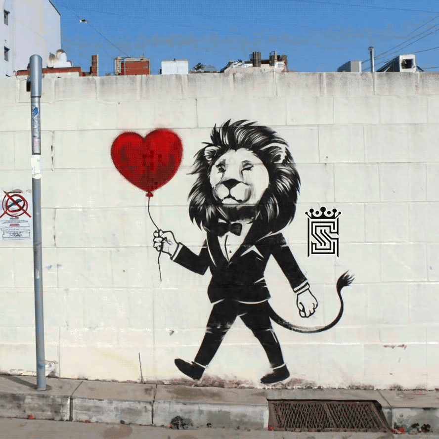 Lion Heart; Banksy Steez